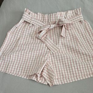 Pink Gingham Women's Shorts